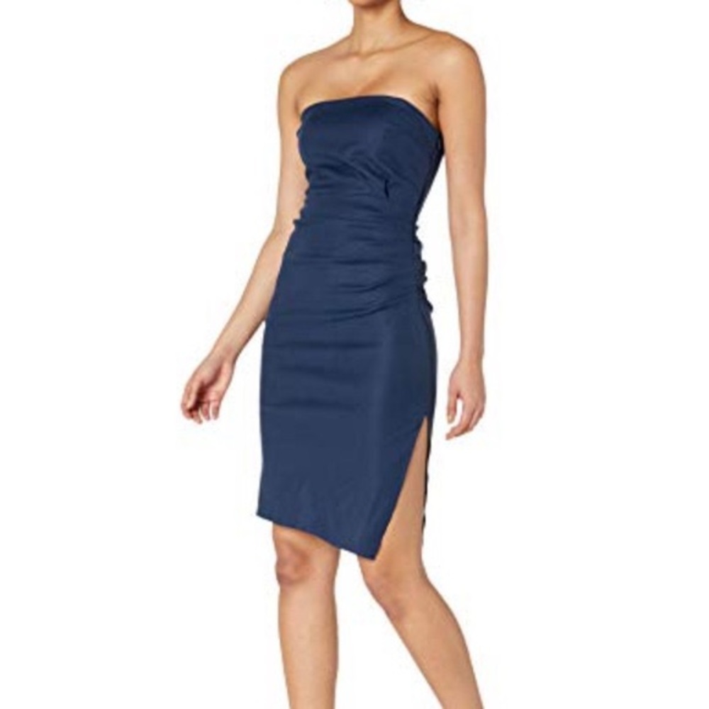 Ramy Brook Strapless Side Slit Dress 4